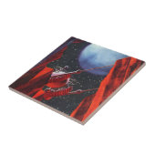 ヴィンテージSFキャニオン宇宙ムーンローバー タイル (側面)