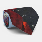 ヴィンテージSFキャニオン宇宙ムーンローバー ネクタイ (ロール)