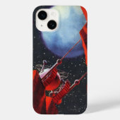 ヴィンテージSFキャニオン宇宙ムーンローバー Case-Mate iPhoneケース (裏面)