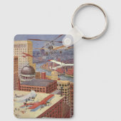 ヴィンテージSFシティスチームビクトリアンパンク キーホルダー (裏面)