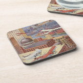 ヴィンテージSFシティスチームビクトリアンパンク コースター (左側)