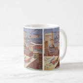 ヴィンテージSFシティスチームビクトリアンパンク コーヒーマグカップ (正面右)