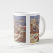 ヴィンテージSFシティスチームビクトリアンパンク ジャンボコーヒーマグカップ (正面右)