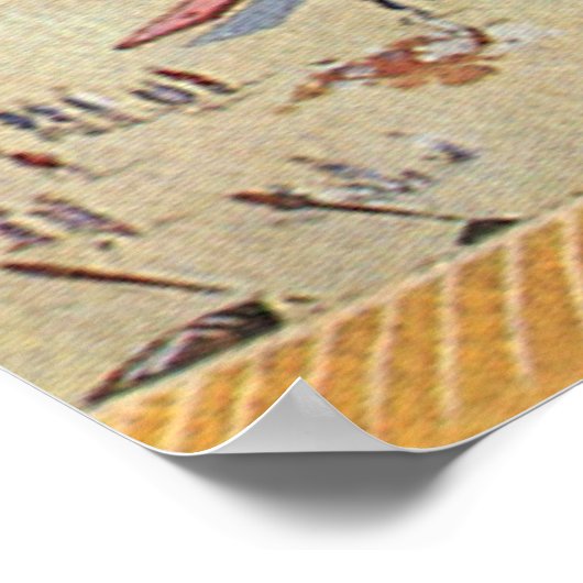 ヴィンテージSFシティスチームビクトリアンパンク ポスター (角)