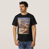 ヴィンテージSFシティスチームビクトリアンパンク Tシャツ (正面フル)