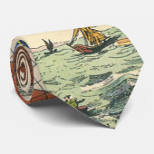 ヴィンテージSFスチームパンク熱気球 ネクタイ (ロール)