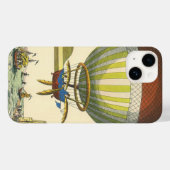 ヴィンテージSFスチームパンク熱気球 Case-Mate iPhoneケース (裏面 (横))