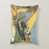 ヴィンテージSFスチームパンク転換車 アクセントクッション (裏面(縦))