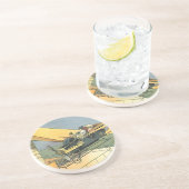 ヴィンテージSFスチームパンク転換車 コースター (側面)