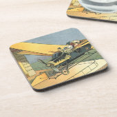 ヴィンテージSFスチームパンク転換車 コースター (左側)