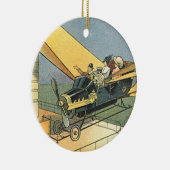 ヴィンテージSFスチームパンク転換車 セラミックオーナメント (右)