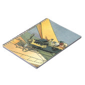 ヴィンテージSFスチームパンク転換車 ノートブック (左側)