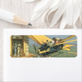 ヴィンテージSFスチームパンク転換車 ラベル (インサイチュ)