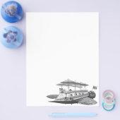 ヴィンテージSFスチームパンク飛行船日食 チラシ (シングル)