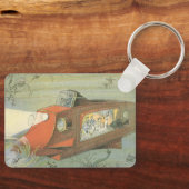 ヴィンテージSFスティームパンク海底海底海底海底船 キーホルダー (正面)