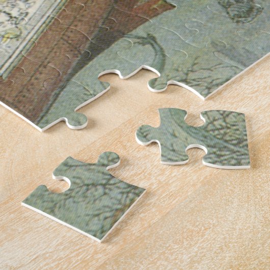 ヴィンテージSFスティームパンク海底海底海底海底船 ジグソーパズル (側面)