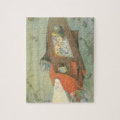 ヴィンテージSFスティームパンク海底海底海底海底船 ジグソーパズル (縦)