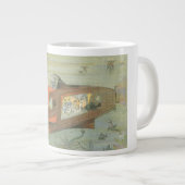 ヴィンテージSFスティームパンク海底海底海底海底船 ジャンボコーヒーマグカップ (正面右)