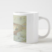 ヴィンテージSFスティームパンク海底海底海底海底船 ジャンボコーヒーマグカップ (右)