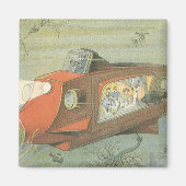 ヴィンテージSFスティームパンク海底海底海底海底船 マグネット (正面)