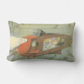 ヴィンテージSFスティームパンク海底海底海底海底船 ランバークッション (正面)