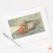 ヴィンテージSFスティームパンク海底海底海底海底船 長方形シール (封筒)