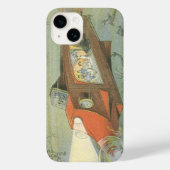 ヴィンテージSFスティームパンク海底海底海底海底船 Case-Mate iPhoneケース (裏面)