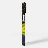 ヴィンテージSFネオングリーンプラネットwリングや輪 Case-Mate iPhoneケース (裏面 / 右)