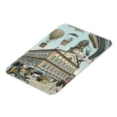 ヴィンテージSFビクトリアンスチームパンクシティ マグネット (左側)