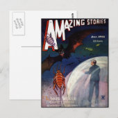 ヴィンテージSFブックカバーアートインナー世界1935 ポストカード (正面/裏面)