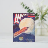 ヴィンテージSFブックカバーアート別の次元 ポストカード (スタンド正面)