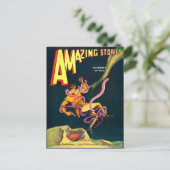 ヴィンテージSFブックカバーアート ポストカード (スタンド正面)