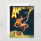 ヴィンテージSFブックカバーアート ポストカード (正面/裏面)