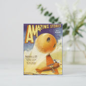 ヴィンテージSFブックカバーアートU.F.O. ポストカード (スタンド正面)