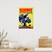 ヴィンテージSFマン食べ物ズ・プラント ポスター (キッチン)