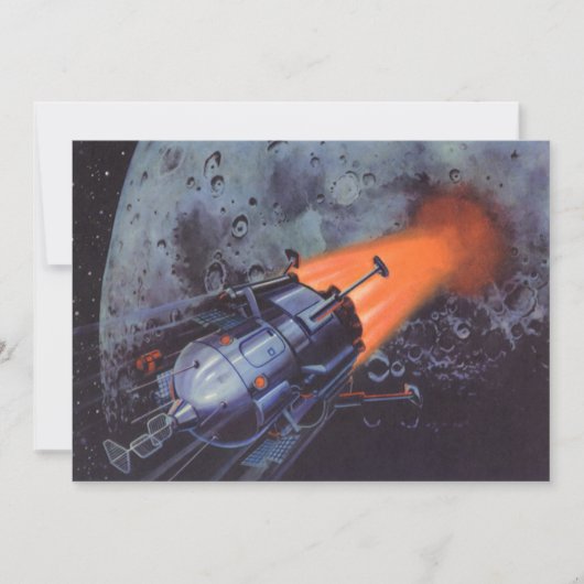 ヴィンテージSFムーンロケット爆破 (正面)