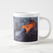ヴィンテージSFムーンロケット爆破 ジャンボコーヒーマグカップ (右)