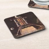 ヴィンテージSFロケットが惑星を爆破 コースター (左側)