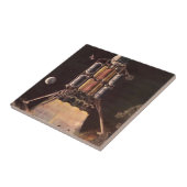 ヴィンテージSFロケットが惑星を爆破 タイル (側面)