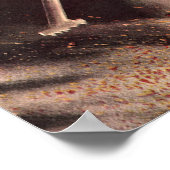 ヴィンテージSFロケットが惑星を爆破 ポスター (角)