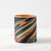 ヴィンテージSFロケット船(宇宙スター) マグカップ (中央)