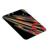 ヴィンテージSFロケット船(宇宙スター) マグネット (右側)