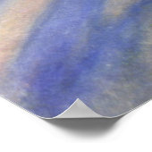 ヴィンテージSFロケット、地球宇宙 ポスター (角)