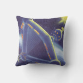 ヴィンテージSF周回宇宙駅 クッション (裏面)