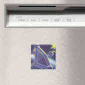 ヴィンテージSF周回宇宙駅 マグネット (インサイチュ (食洗機))