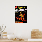 ヴィンテージSF四半期宇宙旅行 ポスター (キッチン)