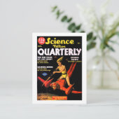 ヴィンテージSF四半期宇宙旅行 ポストカード (スタンド正面)