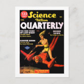 ヴィンテージSF四半期宇宙旅行 ポストカード (正面)
