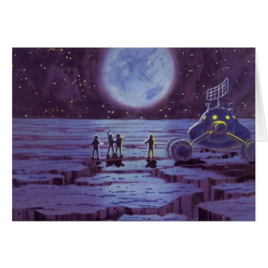 ヴィンテージSF地球ローバーエイリアンオンムーン (正面横)