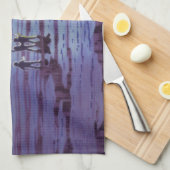 ヴィンテージSF地球ローバーエイリアンオンムーン キッチンタオル (四つ折り)